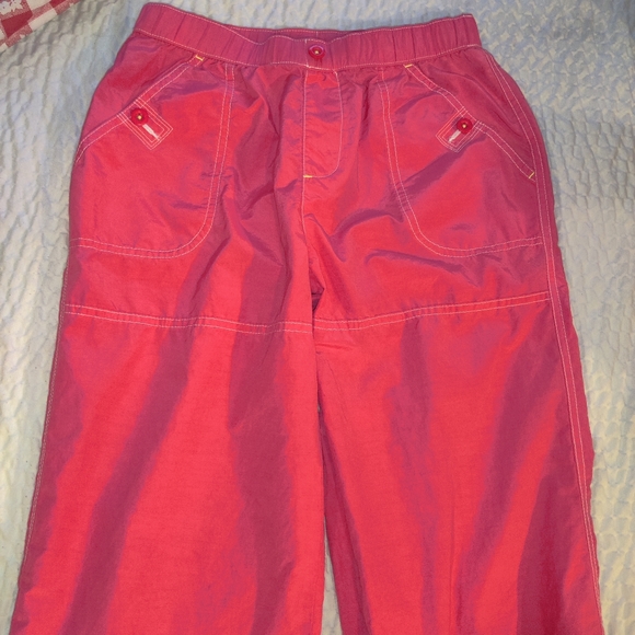 🗺️ Lands' End Girl's Playful Pants Roll up, Side Strap to convert to Capris EUC - Picture 5 of 12